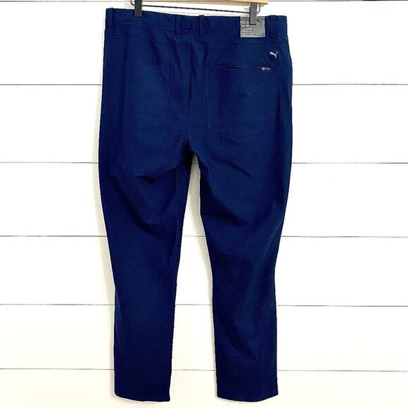 Puma 101 Fit Performance Navy Golf Pants, Men's Size 36 x 32 - Picture 5 of 11